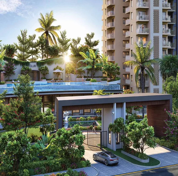 Sobha Sector 63A Premium residential project featuring clubhouse, swimming pool and lush green landscaping